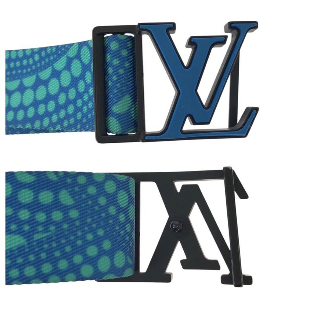 Louis Vuitton Ceinture LV Webbing Yayoi Kusama Blue Black Textile - Picture 5 of 9